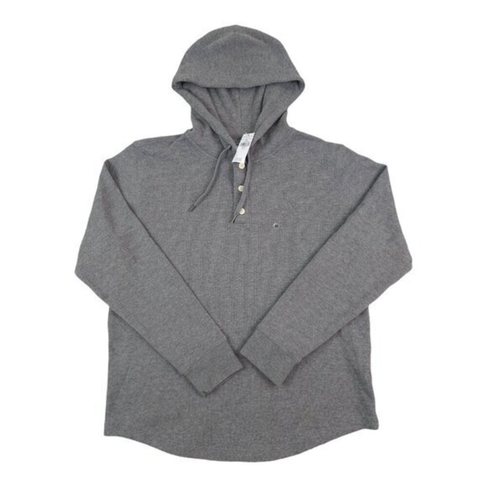 New American Eagle Henley Hoodie Pullover Mens Medium